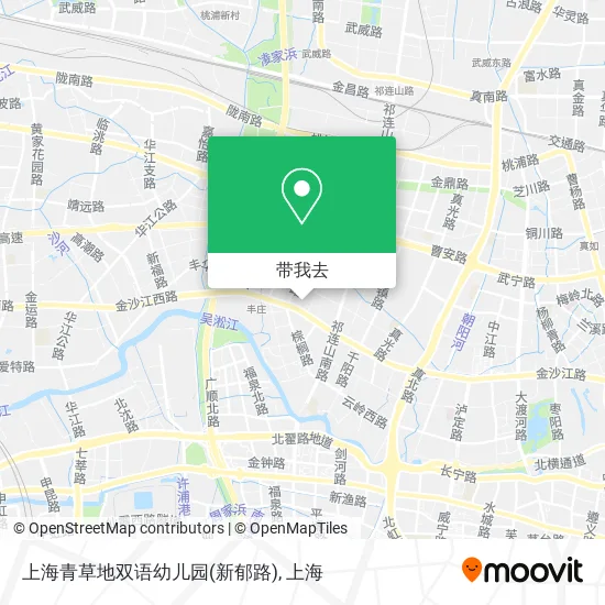 上海青草地双语幼儿园(新郁路)地图