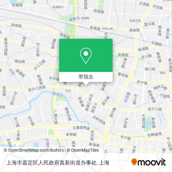 上海市嘉定区人民政府真新街道办事处地图