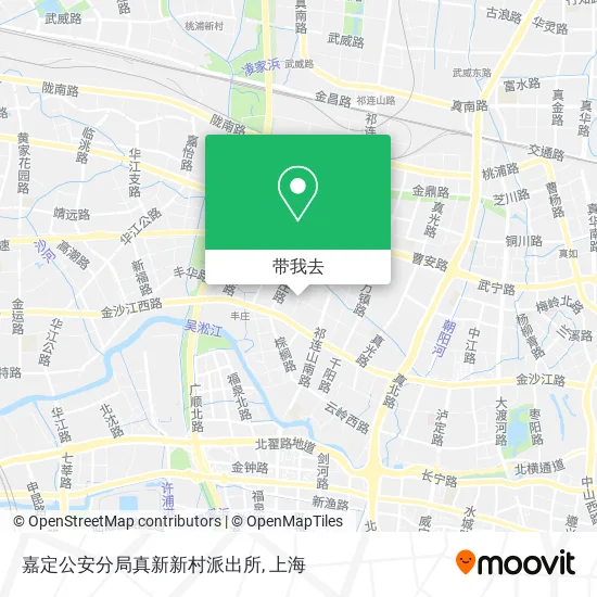 嘉定公安分局真新新村派出所地图