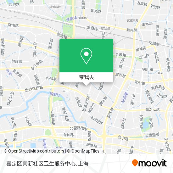 嘉定区真新社区卫生服务中心地图