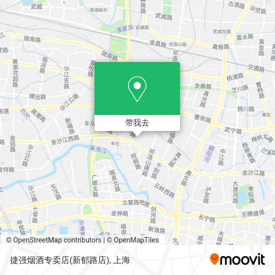 捷强烟酒专卖店(新郁路店)地图