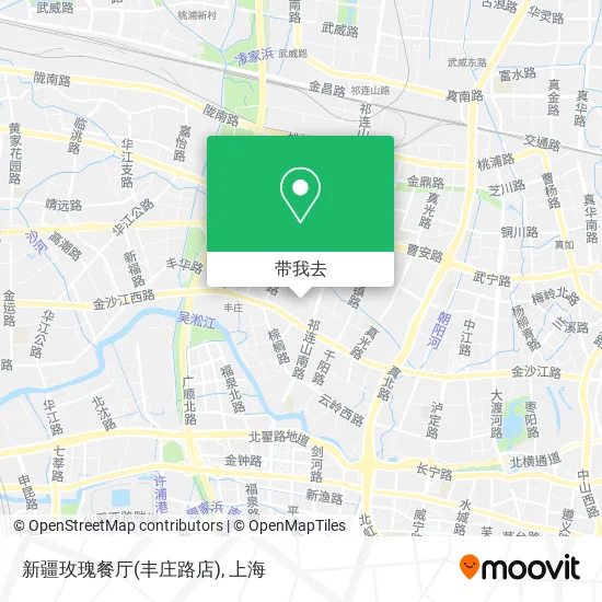 新疆玫瑰餐厅(丰庄路店)地图