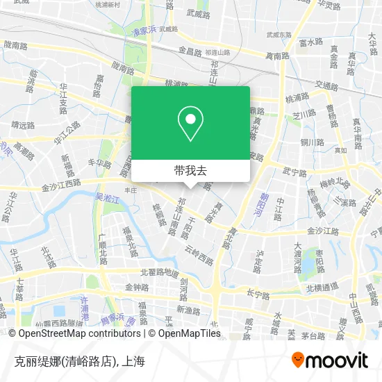 克丽缇娜(清峪路店)地图