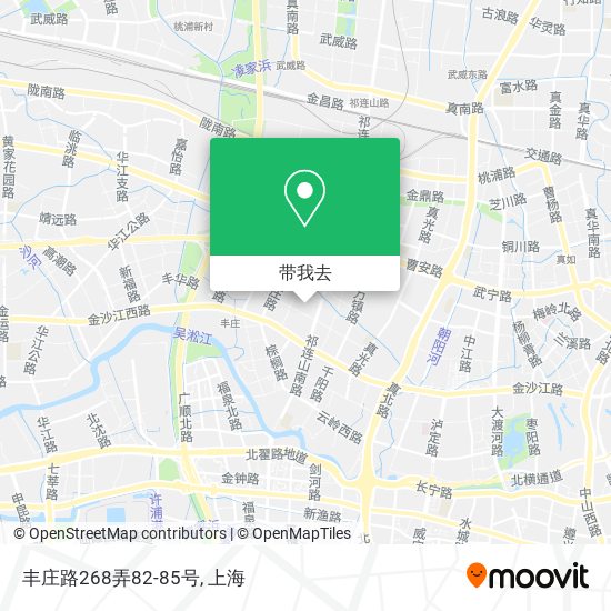 丰庄路268弄82-85号地图