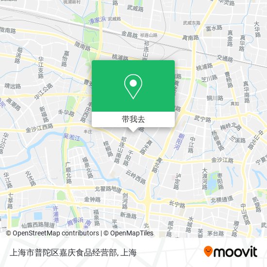 上海市普陀区嘉庆食品经营部地图