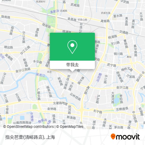 指尖芭蕾(清峪路店)地图