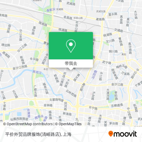 平价外贸品牌服饰(清峪路店)地图