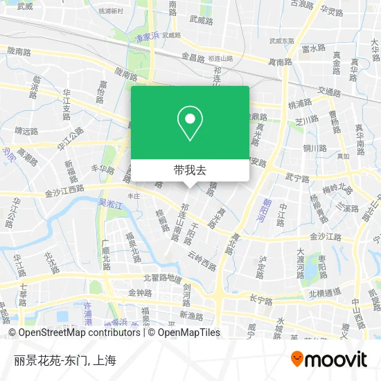 丽景花苑-东门地图