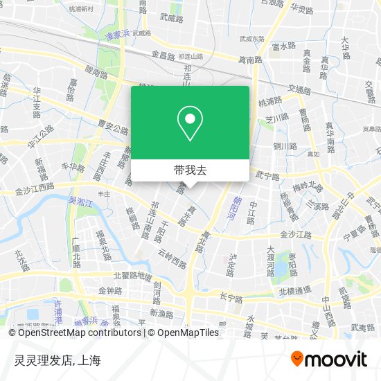 灵灵理发店地图