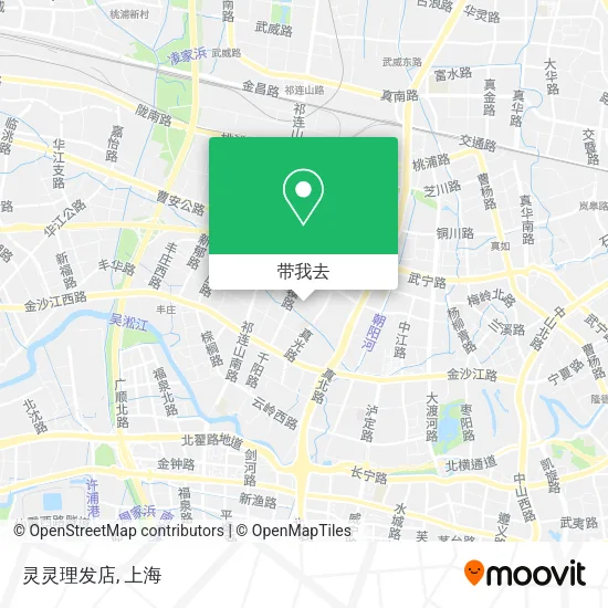 灵灵理发店地图