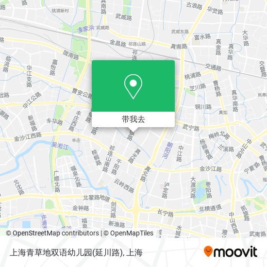 上海青草地双语幼儿园(延川路)地图