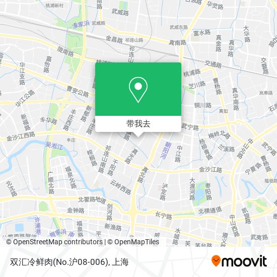 双汇冷鲜肉(No.沪08-006)地图