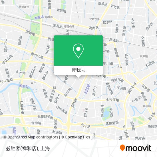 必胜客(祥和店)地图