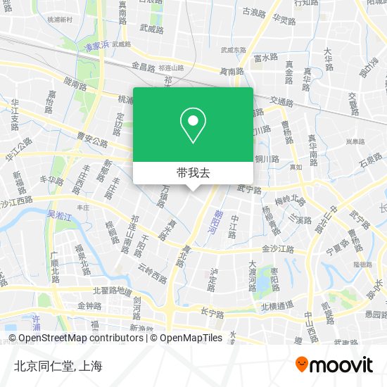 北京同仁堂地图