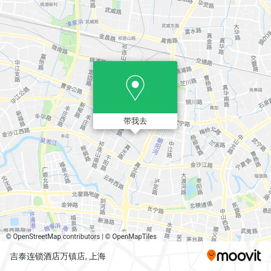 吉泰连锁酒店万镇店地图