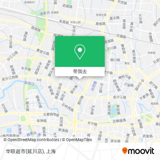 华联超市(延川店)地图