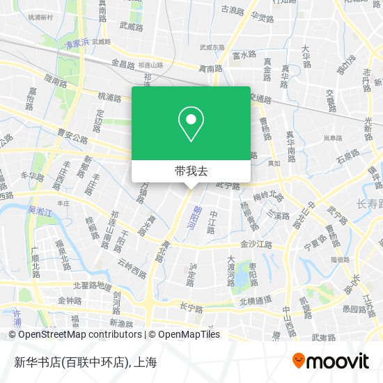 新华书店(百联中环店)地图