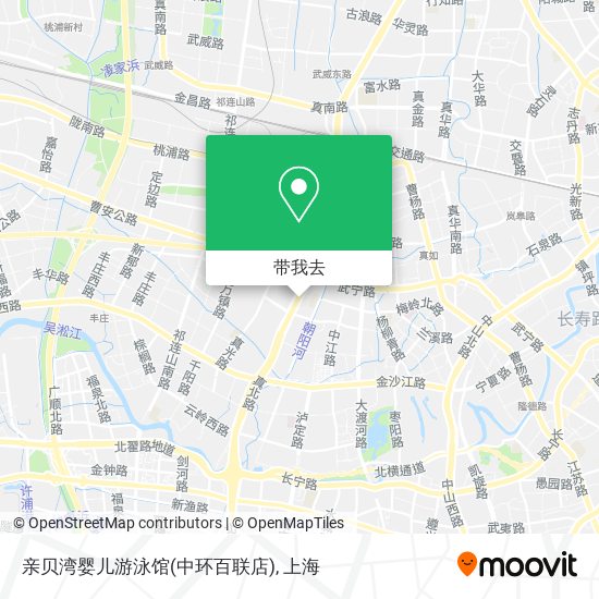 亲贝湾婴儿游泳馆(中环百联店)地图