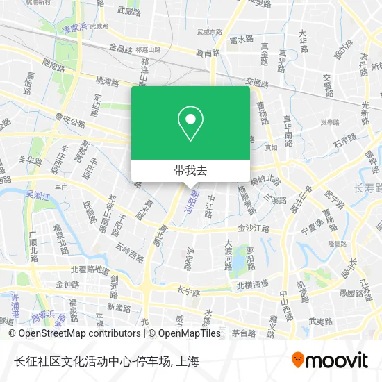 长征社区文化活动中心-停车场地图