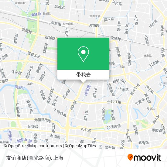 友谊商店(真光路店)地图
