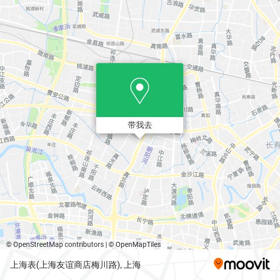 上海表(上海友谊商店梅川路)地图