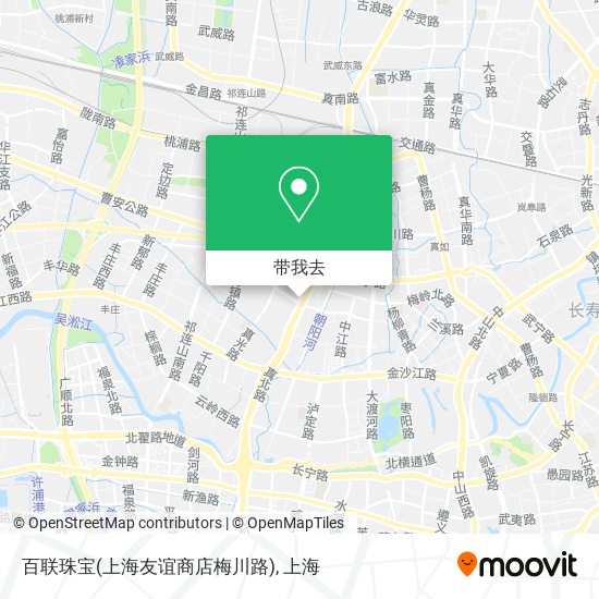 百联珠宝(上海友谊商店梅川路)地图
