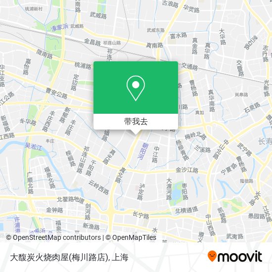 大馥炭火烧肉屋(梅川路店)地图
