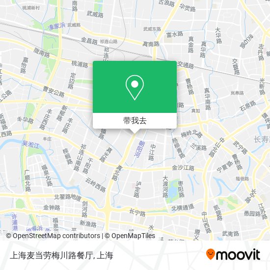 上海麦当劳梅川路餐厅地图