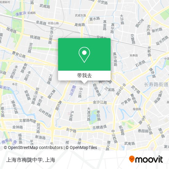 上海市梅陇中学地图