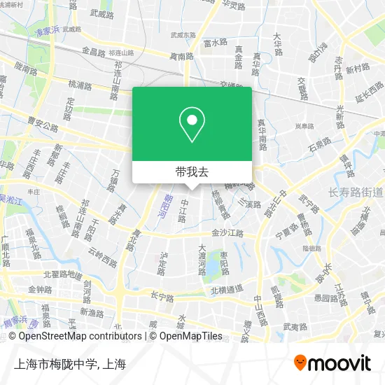 上海市梅陇中学地图