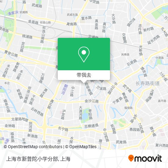 上海市新普陀小学分部地图
