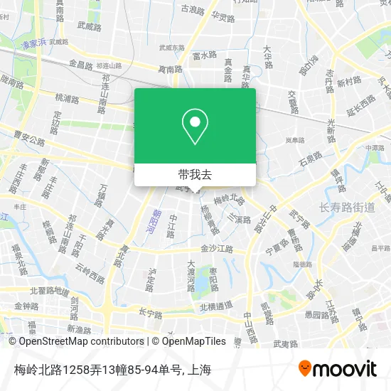 梅岭北路1258弄13幢85-94单号地图