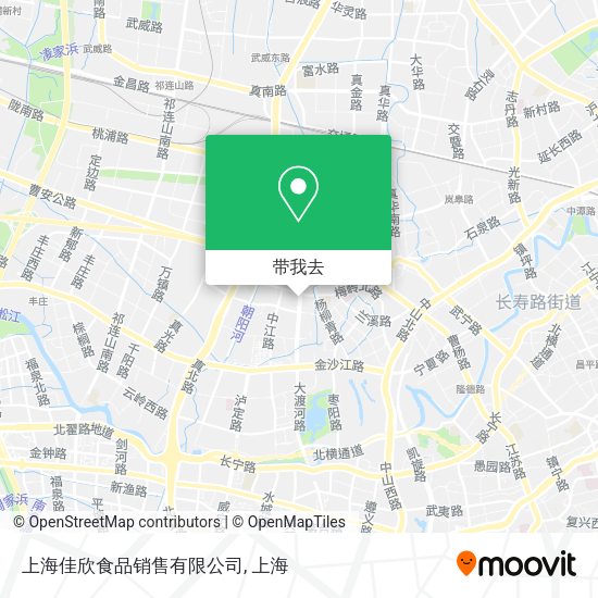 上海佳欣食品销售有限公司地图