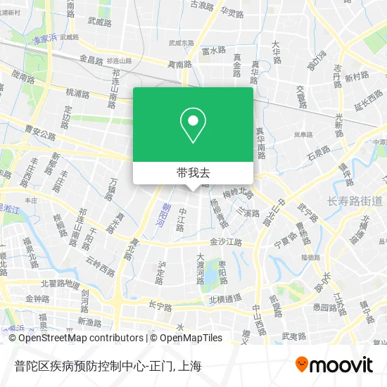 普陀区疾病预防控制中心-正门地图