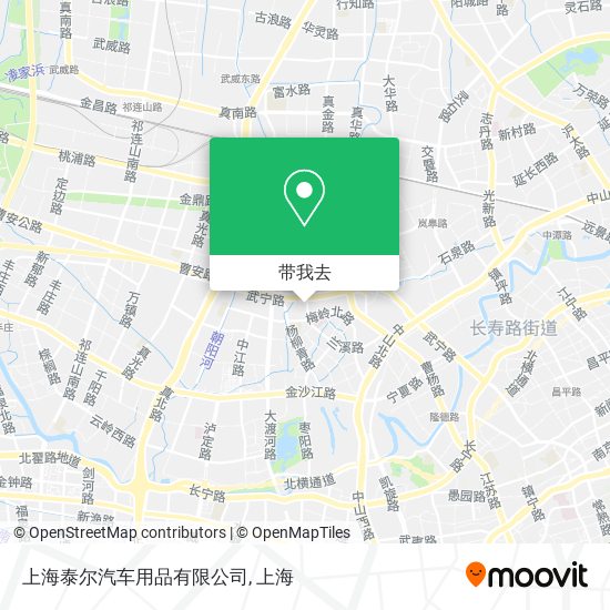 上海泰尔汽车用品有限公司地图