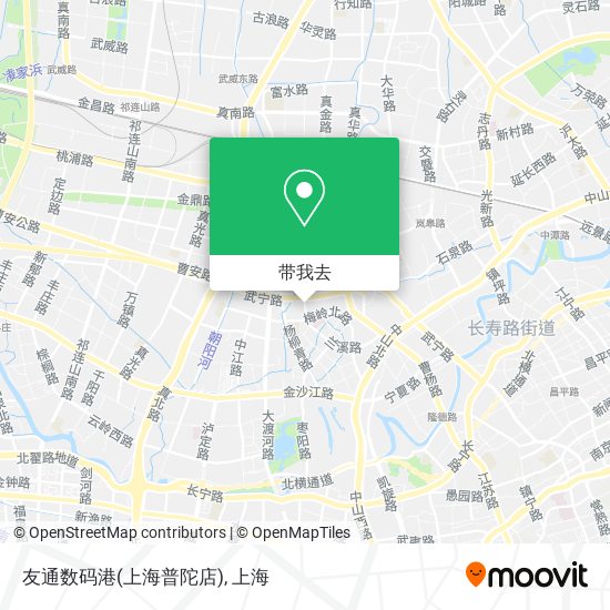 友通数码港(上海普陀店)地图