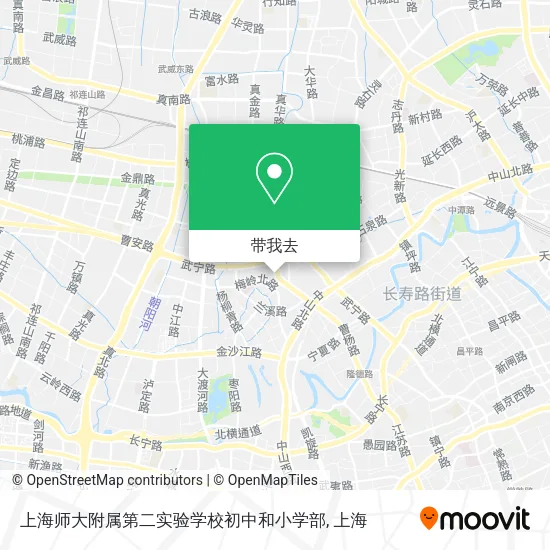 上海师大附属第二实验学校初中和小学部地图