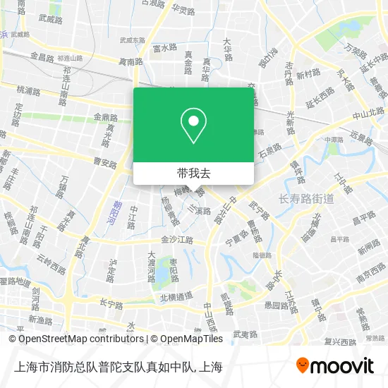 上海市消防总队普陀支队真如中队地图