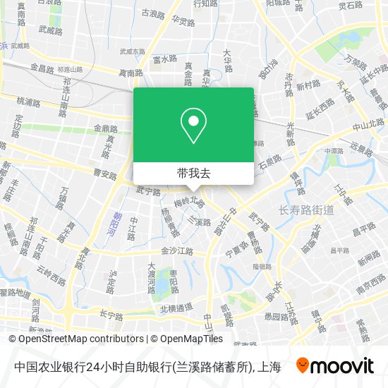 中国农业银行24小时自助银行(兰溪路储蓄所)地图