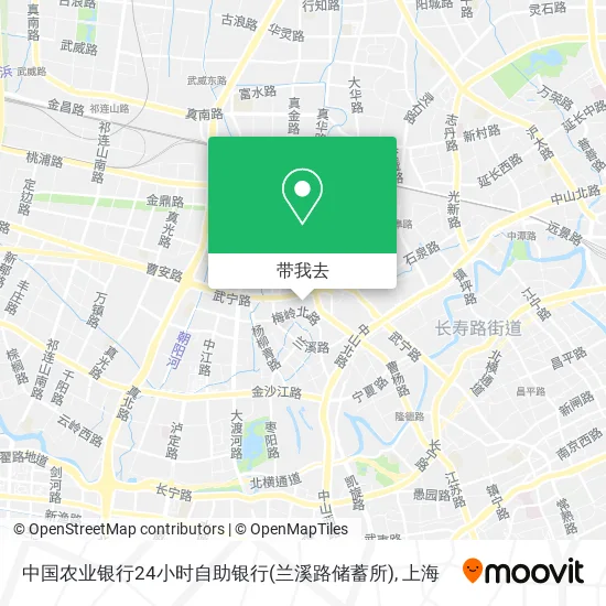 中国农业银行24小时自助银行(兰溪路储蓄所)地图