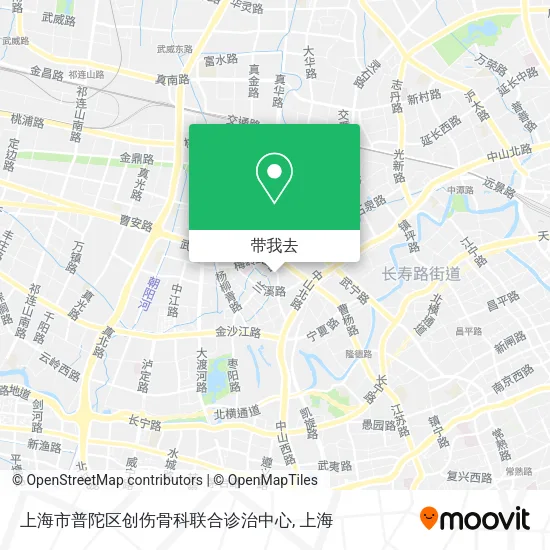 上海市普陀区创伤骨科联合诊治中心地图