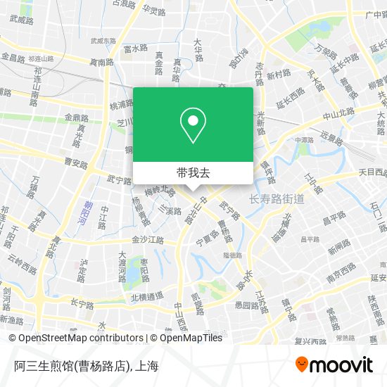 阿三生煎馆(曹杨路店)地图