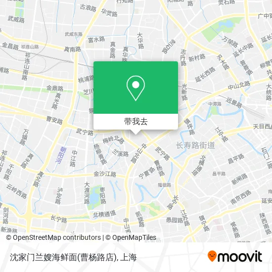 沈家门兰嫂海鲜面(曹杨路店)地图