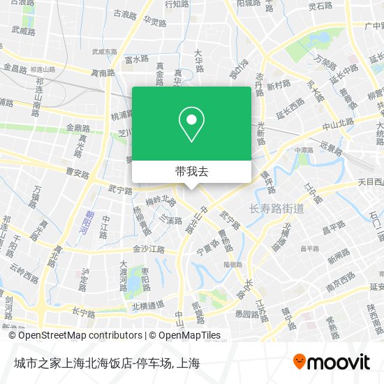 城市之家上海北海饭店-停车场地图