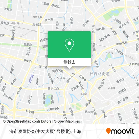 上海市质量协会(中友大厦1号楼北)地图