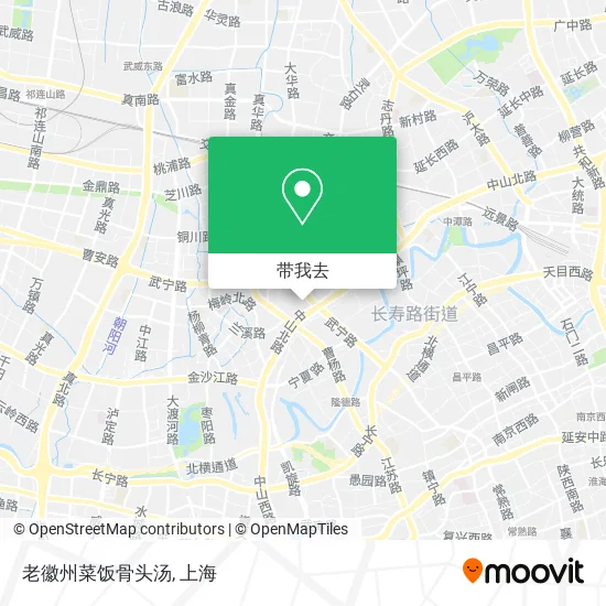 老徽州菜饭骨头汤地图