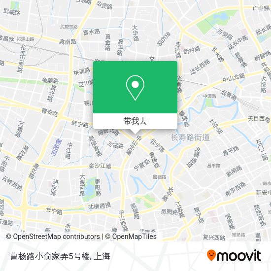 曹杨路小俞家弄5号楼地图
