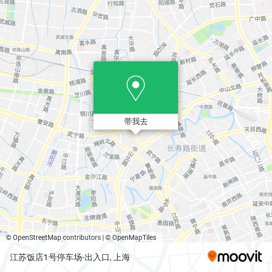 江苏饭店1号停车场-出入口地图