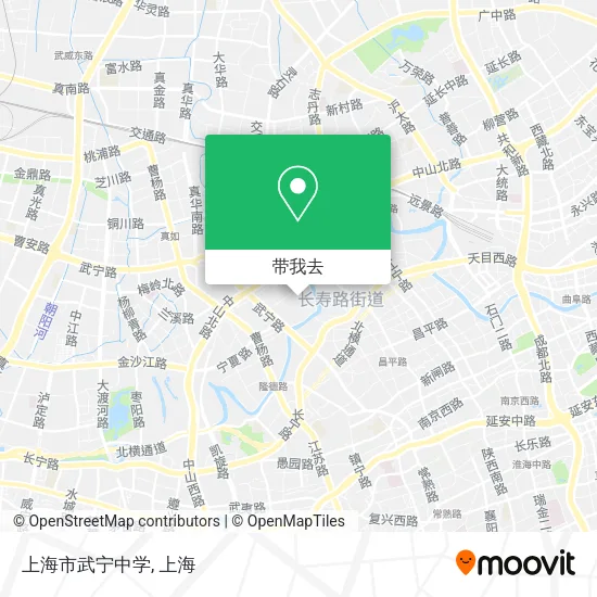 上海市武宁中学地图