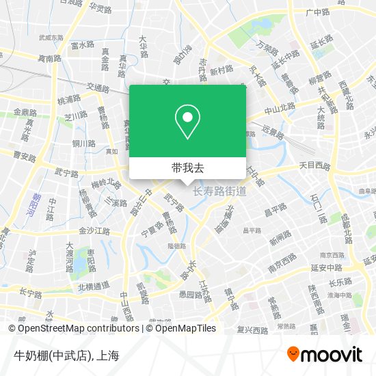 牛奶棚(中武店)地图